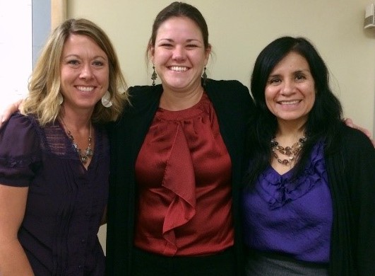 Concurrent Enrollment Staff: Shari Culver (l), Jessica Buckmaster and Virginia Rodriguez