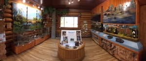 The Nature Center offers many exhibits.