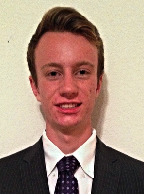 Caleb Reagor, student government president.