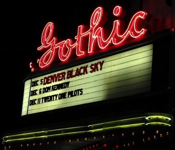 The Gothic Theatre on South Broadway in Englewood.