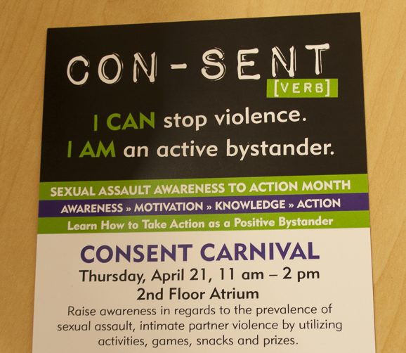 Student Life is hosting a Consent Carnival on Thursday, April 21