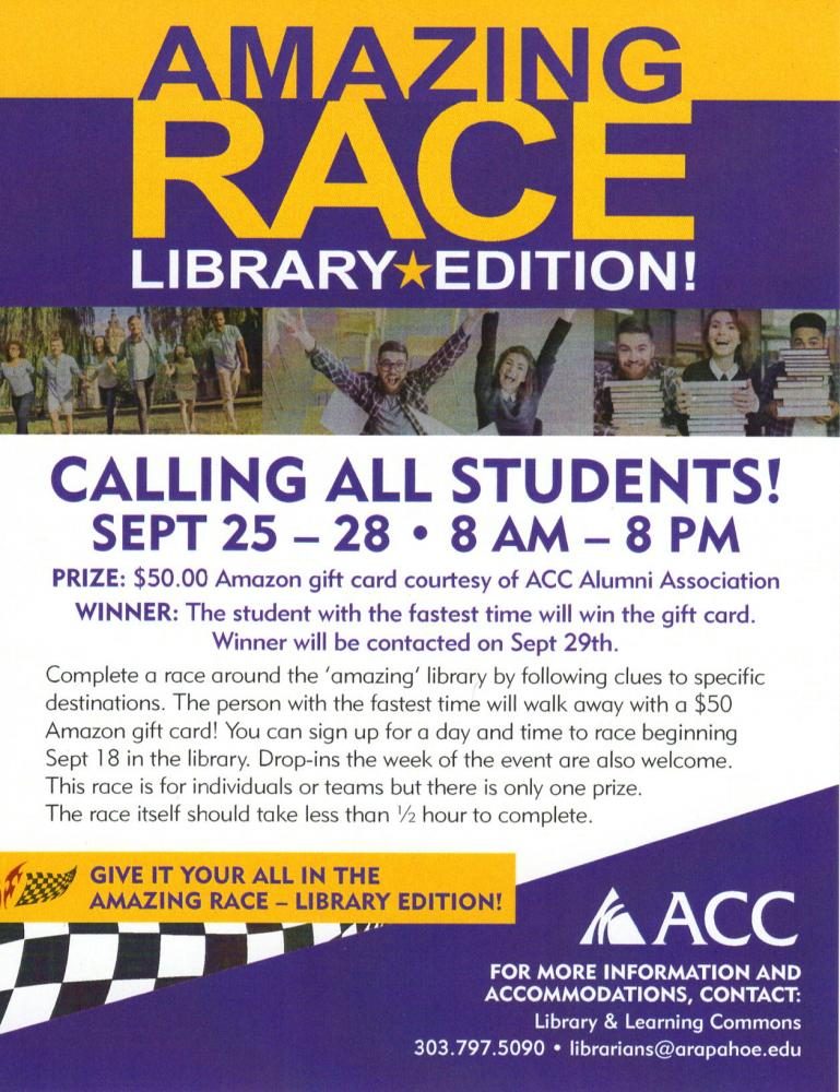 The Amazing Race – The Library Edition