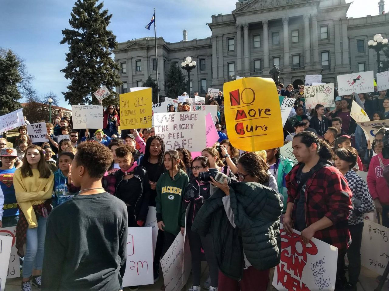 Crowds of Students March on Denver State Capitol to Protest Gun ...