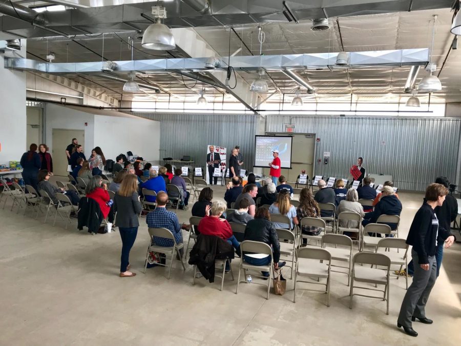 Many arrived early to the CD-4 Town Hall For Our Lives event at the Douglas County Fairgrounds Barn in Castle Rock, Colo. on April 7. Soon after discussions began, empty seats were filled and some attendees stood in the back. 
