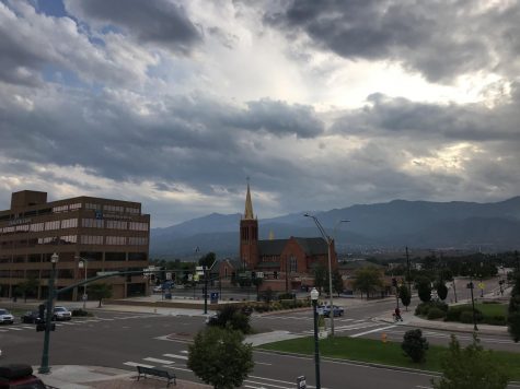 The view from the Bijou and Cascade Garage in Colorado Springs, a few blocks away from The Gazette.