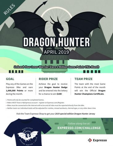 Compete in the April Dragon Hunter Contest at ACC’s Fitness Center