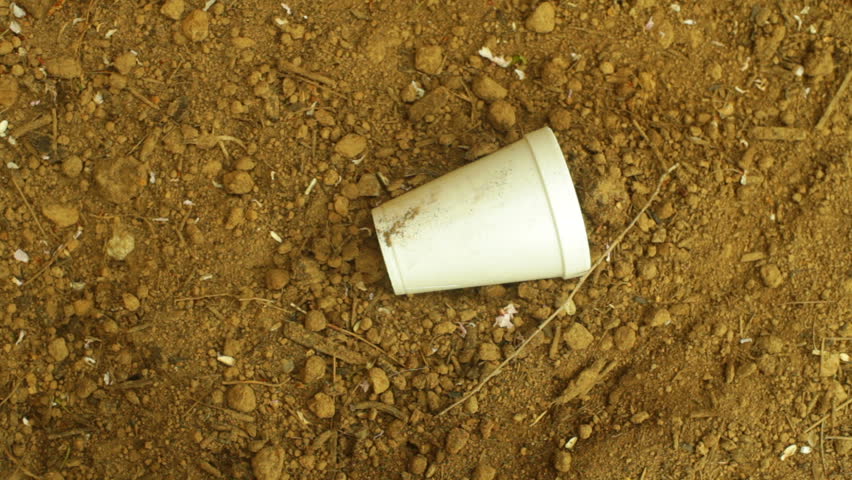 Environment Unfriendly Styrofoam Plates and Cups in Plastic Garb Stock  Image - Image of restaurant, litter: 117343607