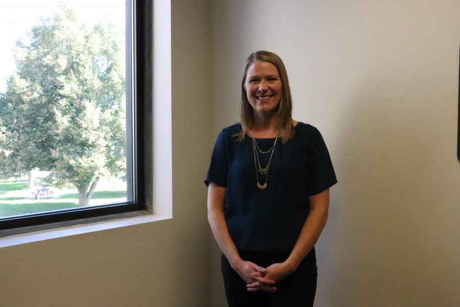 Courtney Kuntz, director of  Bachelor of Applied Science and Human Services, on Wed Sept 11, 2019. ACC has now a Bachelor program in Emergency Service Administration. 