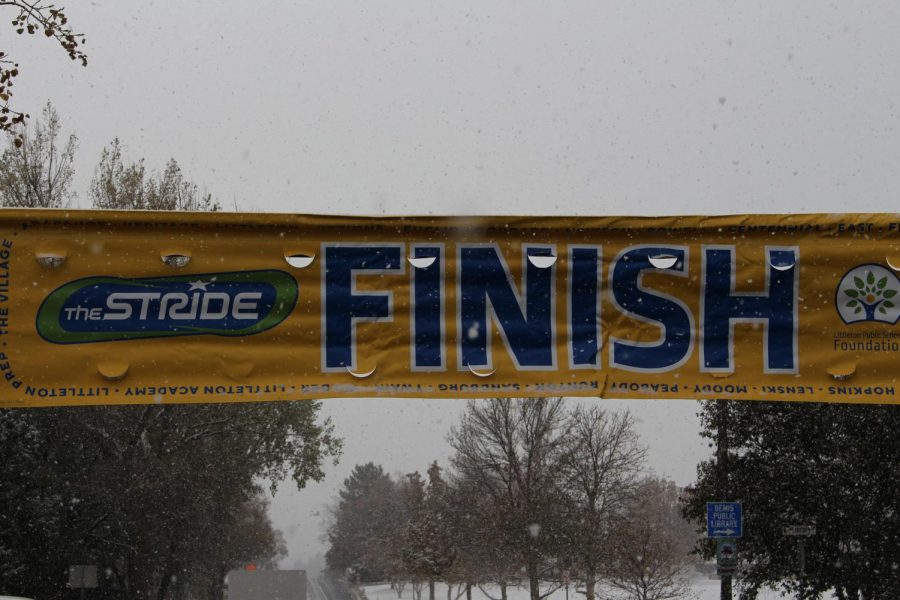 The Finish Line at the 24th annual Stride fundraiser, taken on Sunday, Oct. 27, 2019. Photo taken by Kalyca McGuire.