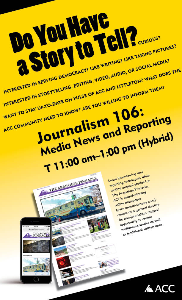 Want to write for the Pinnacle? Sign up for JOU 106 in the spring.