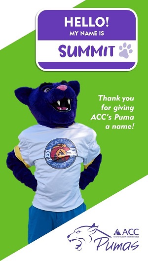 ACC Students have finally given the Puma a name!