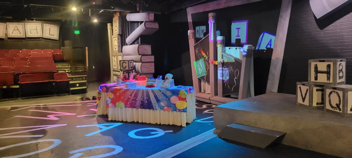 Photo of the stage at the Town Hall Arts Center