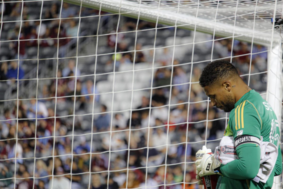 Goalkeeper, Zack Steffen, rebounds and resets after the Colorado Rapids concede a second unanswered goal to the LA Galaxy during their 1-3 loss. Zachary Steffen signed with the Colorado Rapids in the 2024 offseason and represents the USA national men's team. 