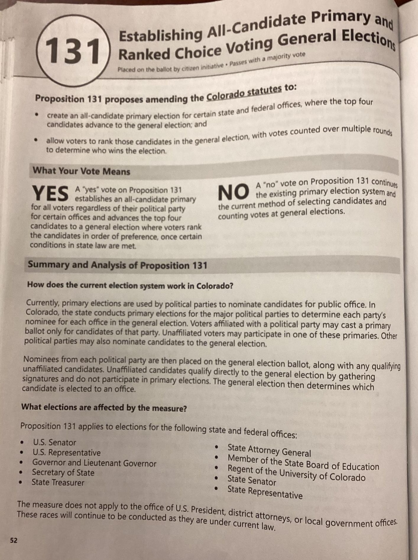 Proposition 131 page