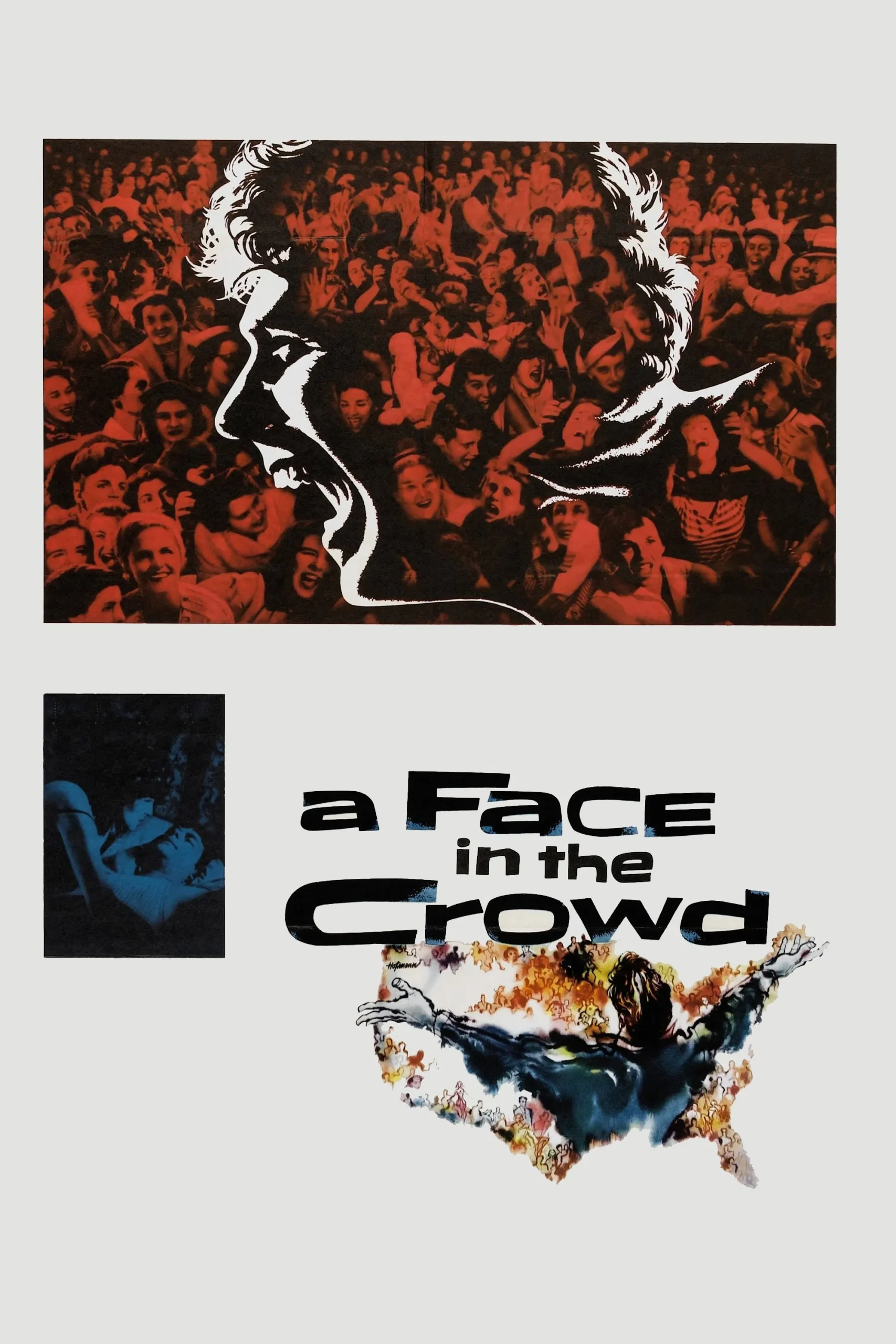 A Face in the Crowd movie poster (Kazan, 1957.)